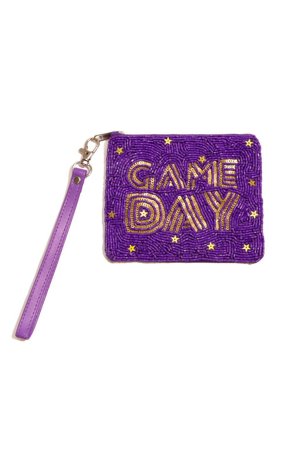 Game Day Beaded Wristlet