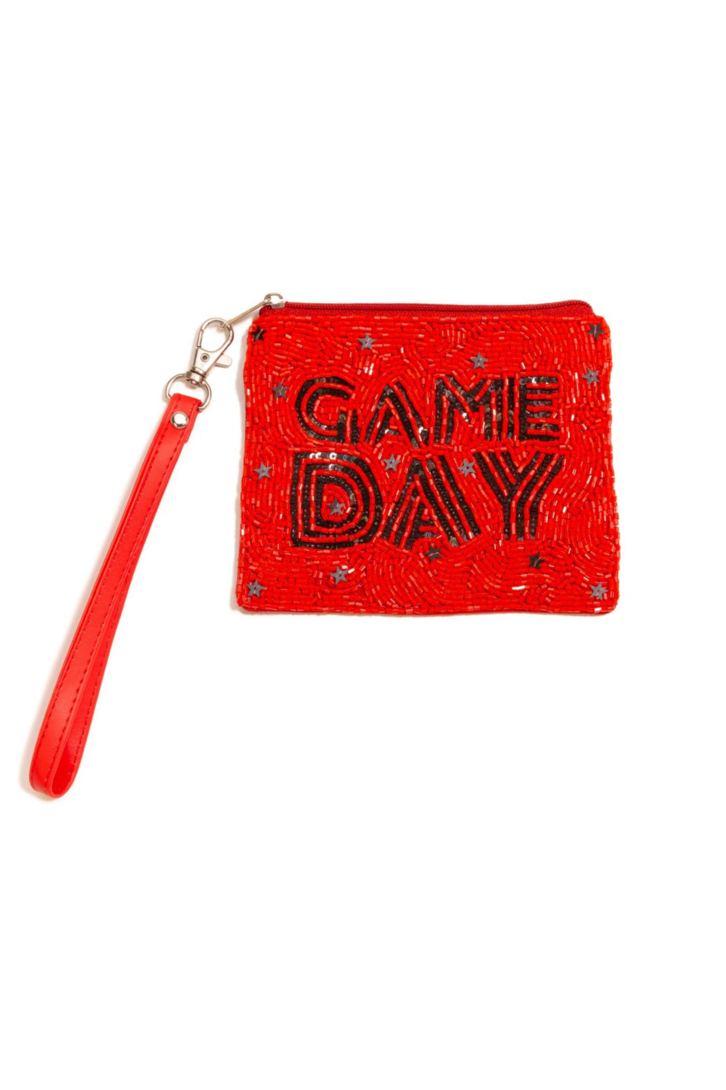 Game Day Beaded Wristlet