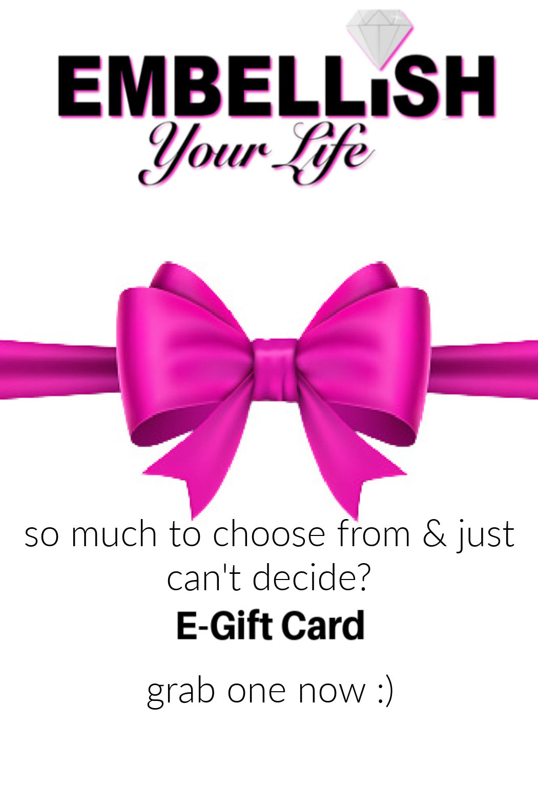 Embellish Gift Card