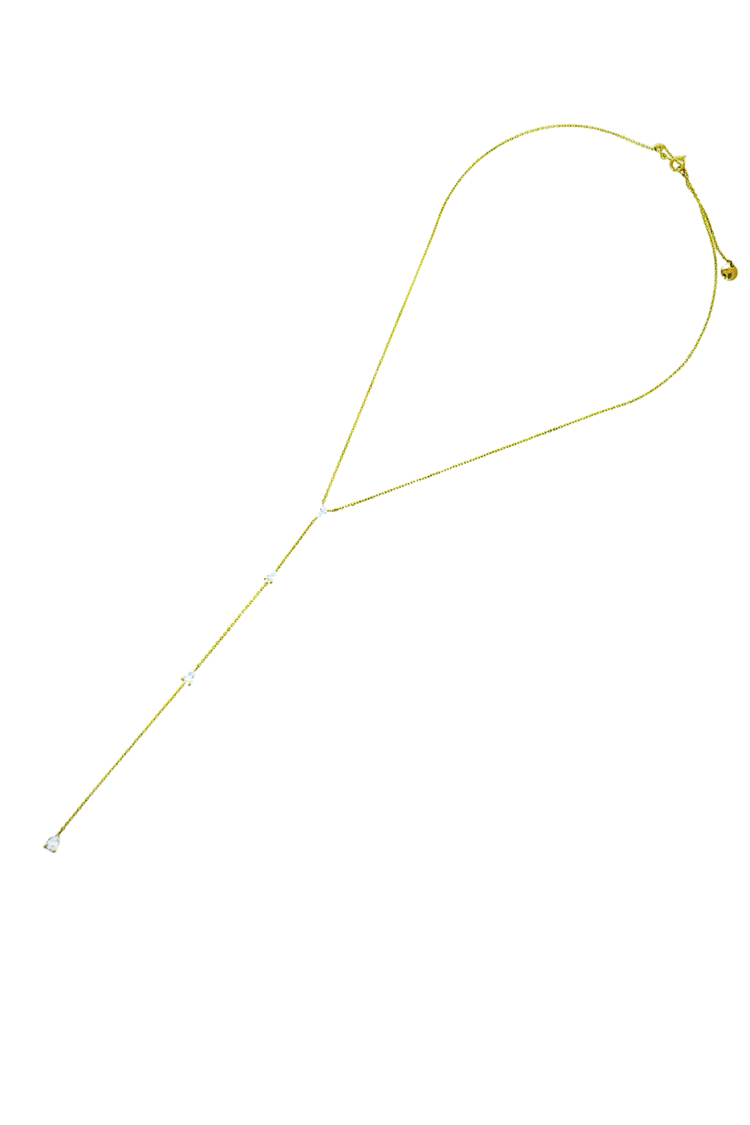 Tear Drop Y Necklace