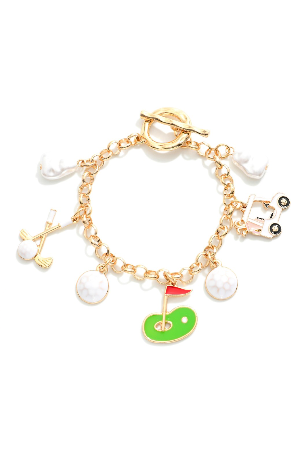 Golf Charm Bracelet