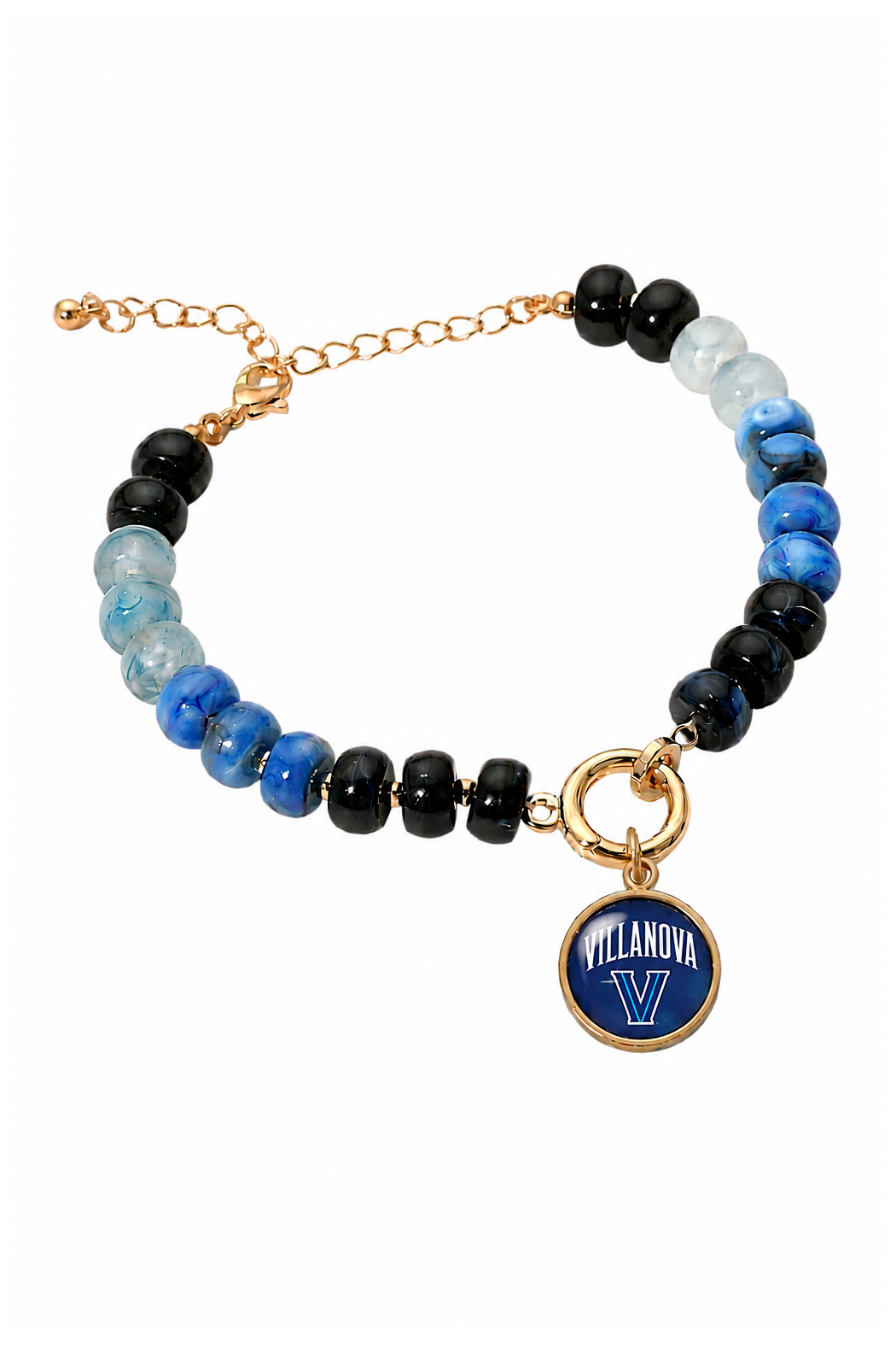 Villanova Gradient Bead Charm Bracelet