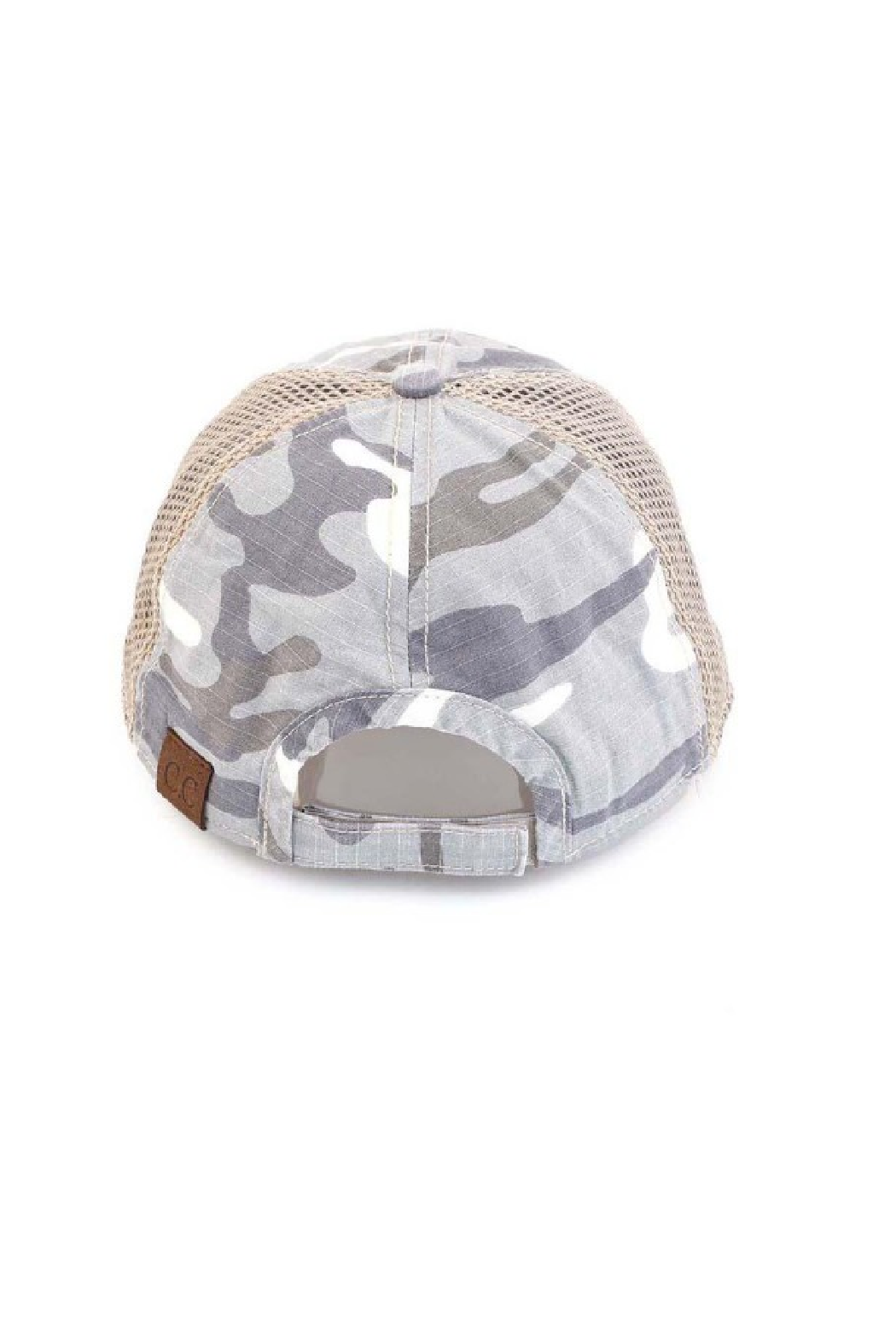 Camouflage Embroidered USA Flag Trucker Cap