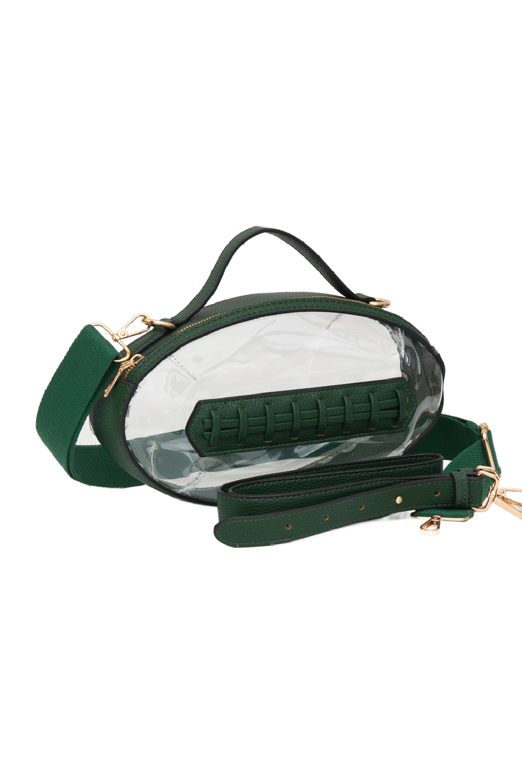 Transparent Football Crossbody Bag