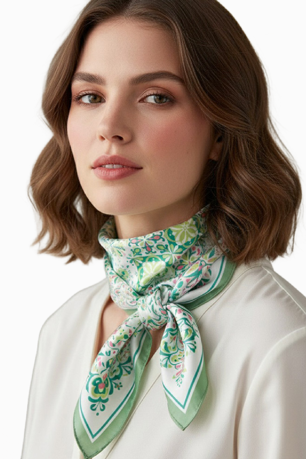 Floral Tile Scarf