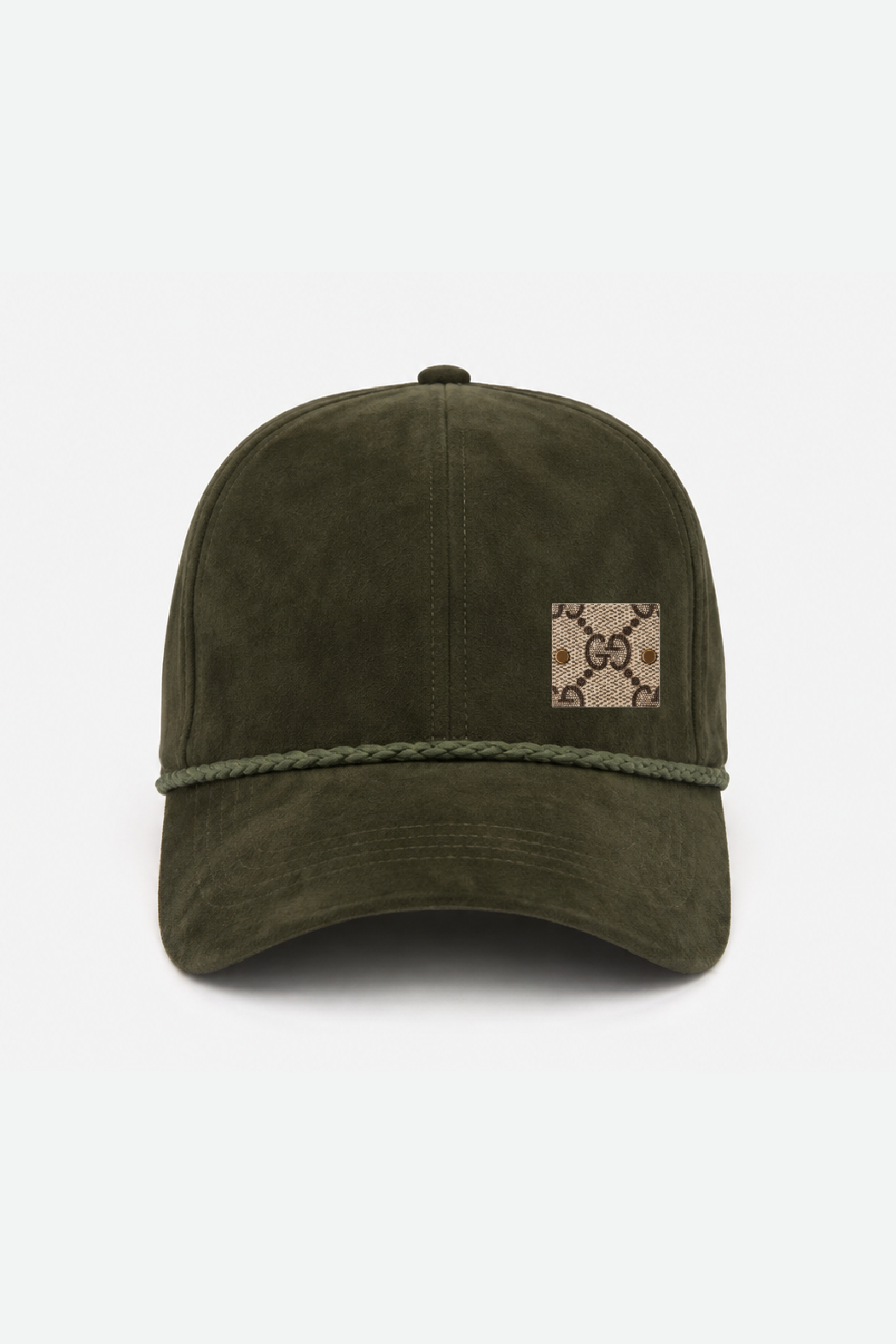 Upcycled Gucci Suede Cap