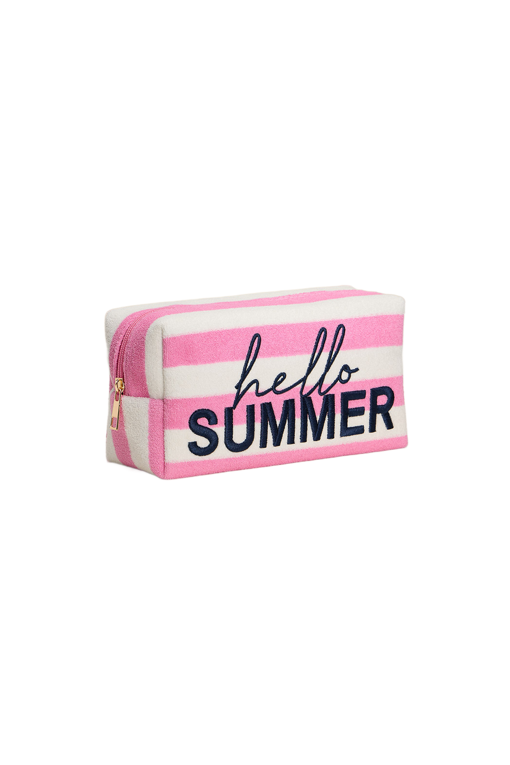 Terry Cloth Summertime Cosmetic Pouch