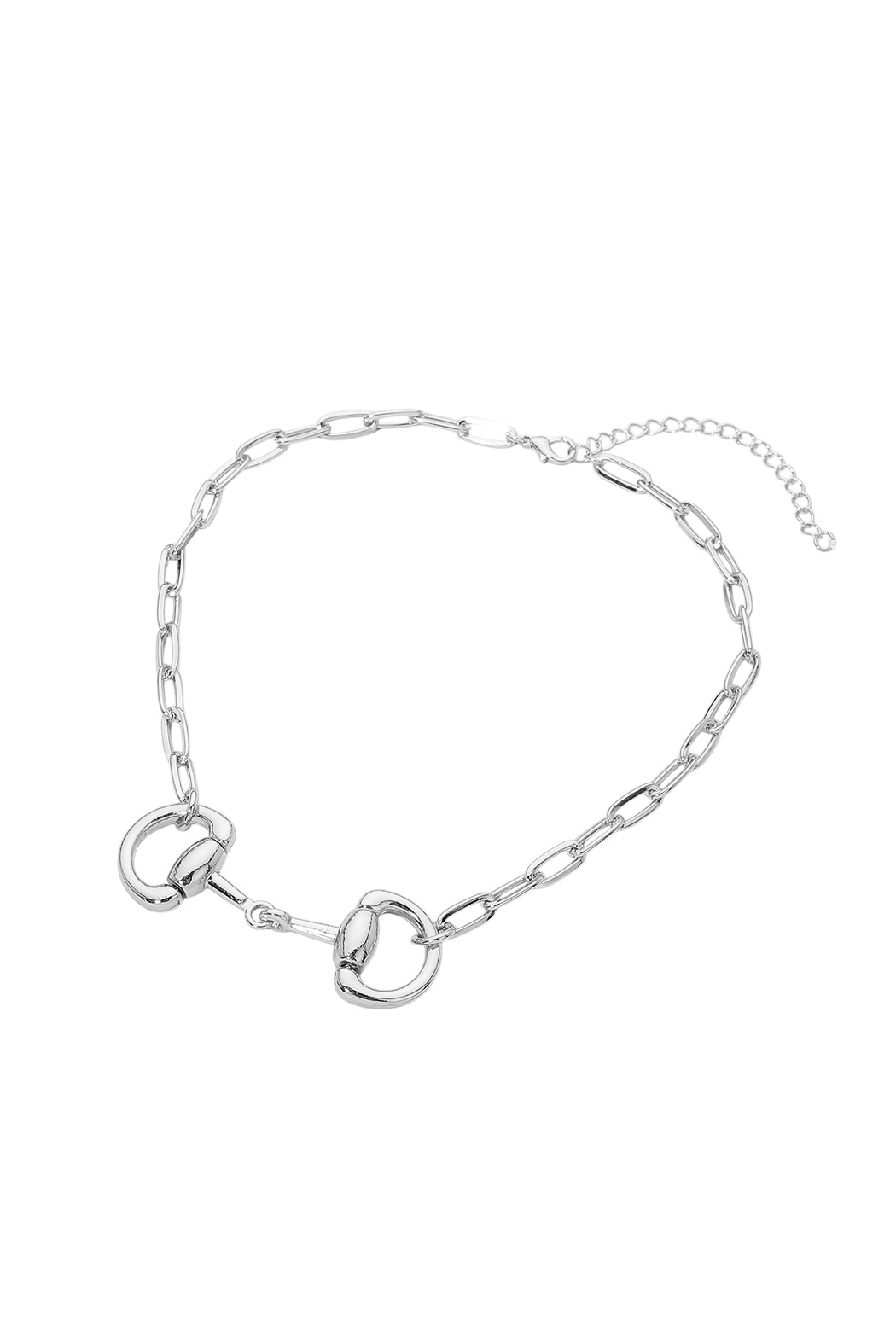 Double Horsebit Necklace
