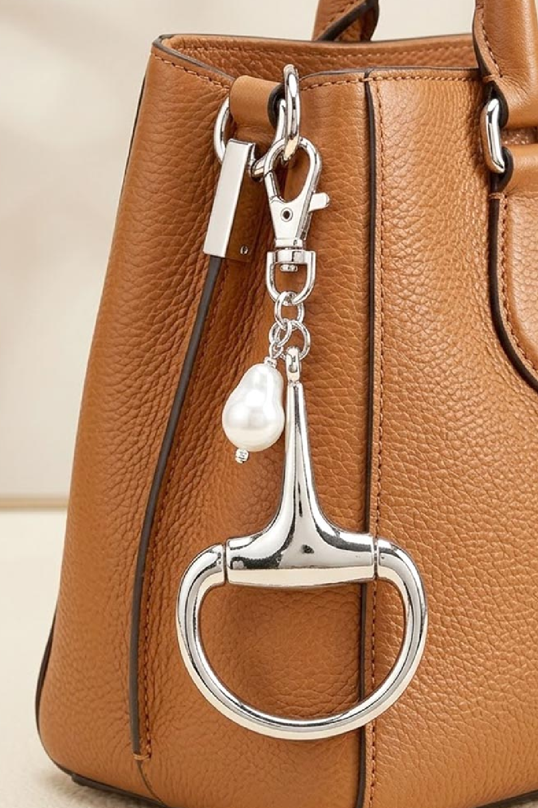 Horsebit Keychain Charm for Bag