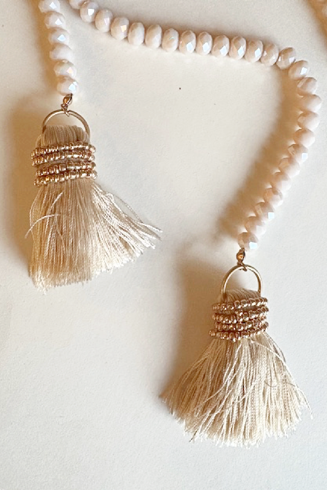 Bead and Tassel Necklace