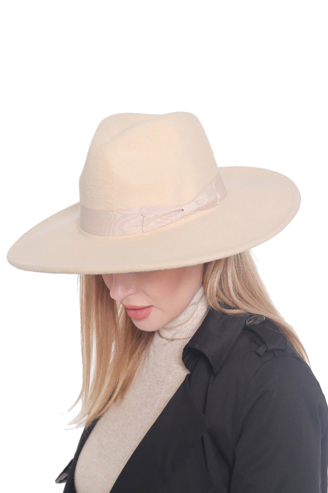 Ribbon Band Felt Fedora