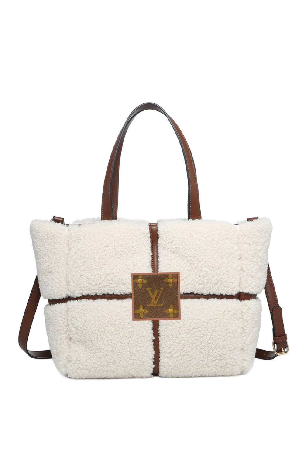 Upcycled Sherpa Tote