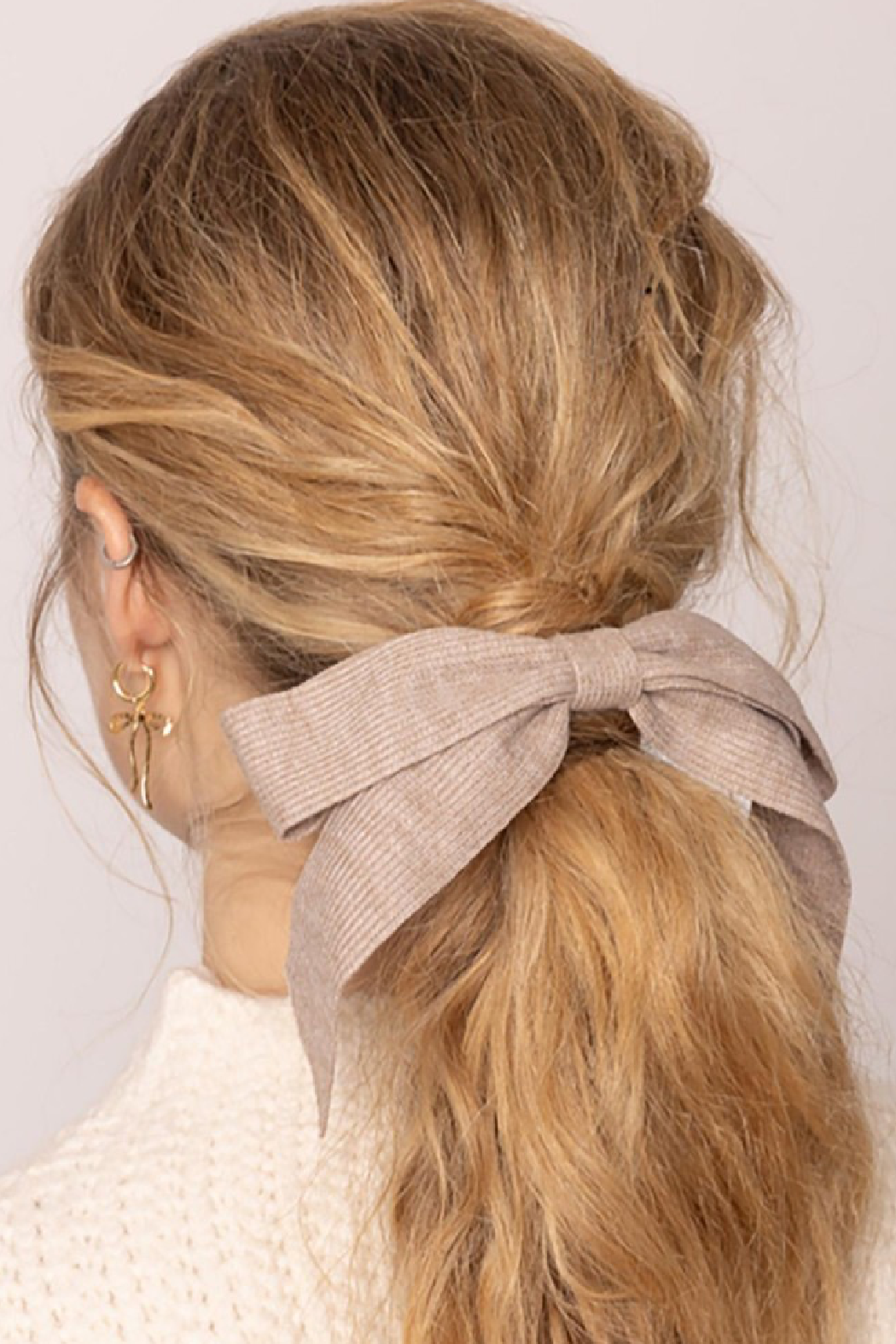 Knit Hair Bow