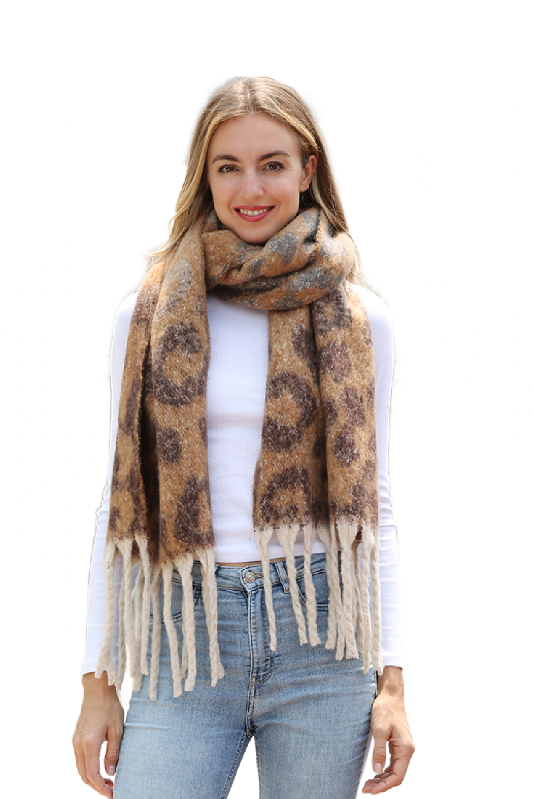 Leopard Fade Scarf