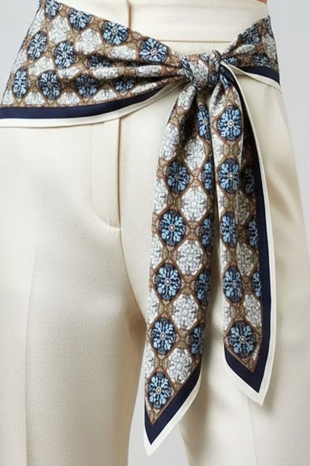 Medallion Silk Scarf