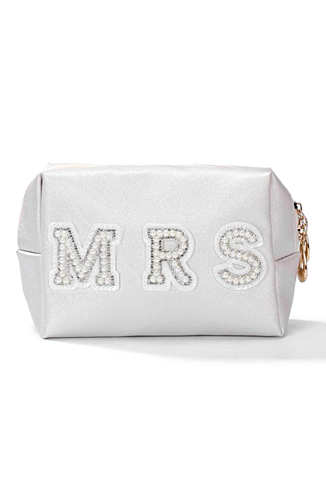 MRS Pearl Letter Travel and Makeup Pouch