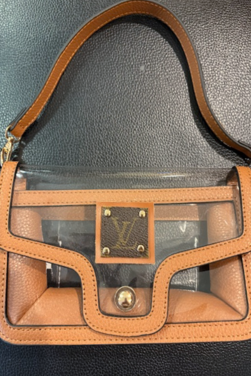 One-of-a-Kind Upcycled Transparent Bag