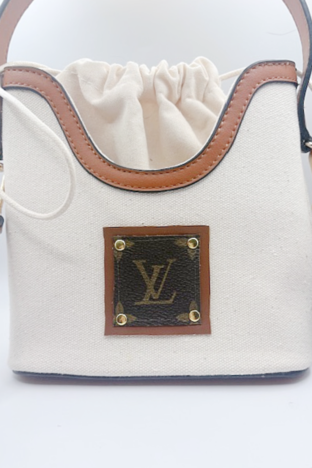One-of-a Kind Upcycled Canvas Mini Bag