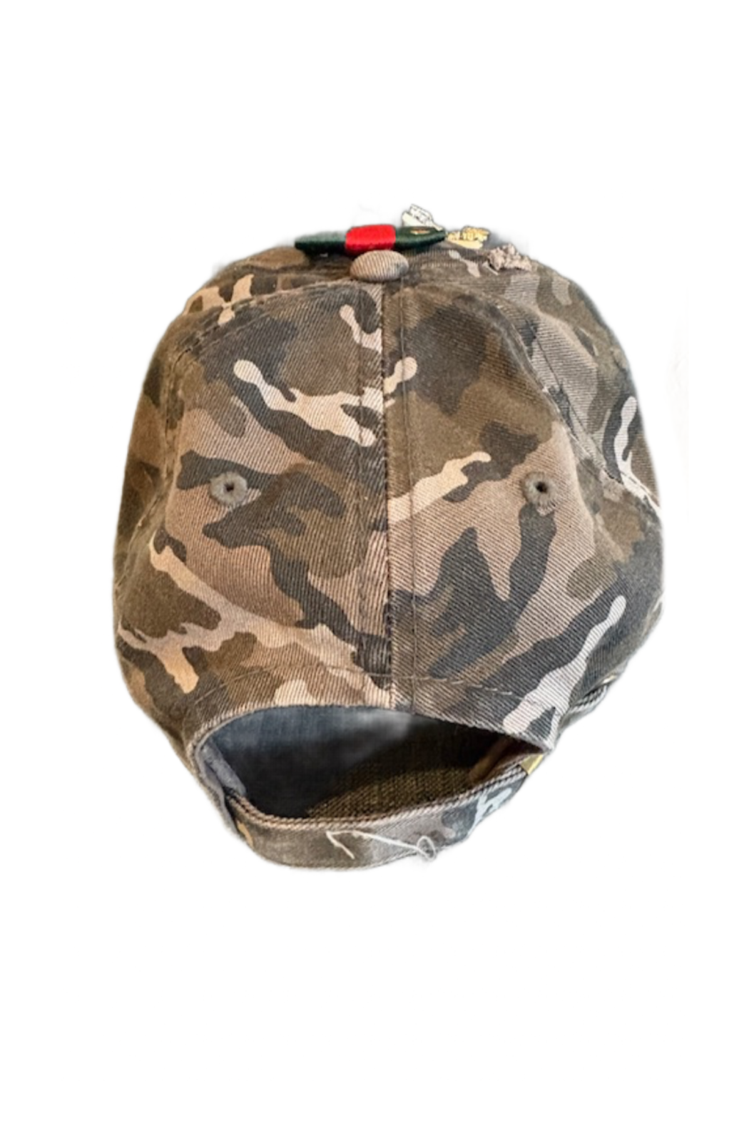 One-of-a-Kind Star Black Camouflage Cap