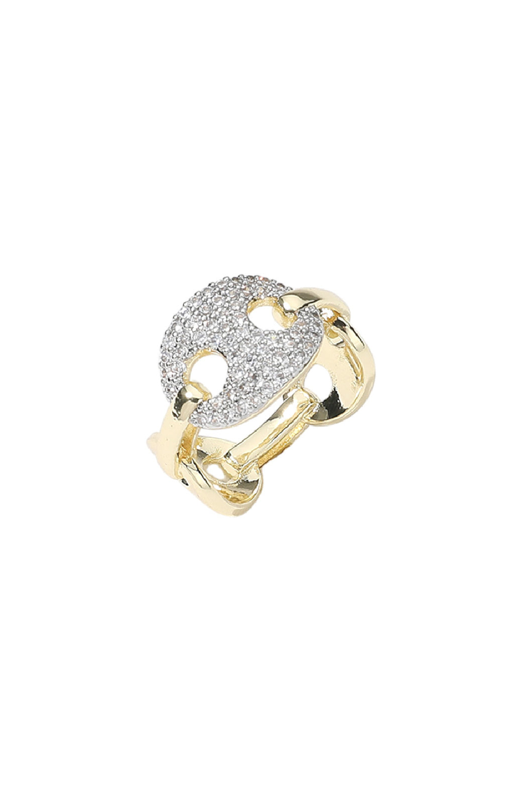 Oval Pave Ring