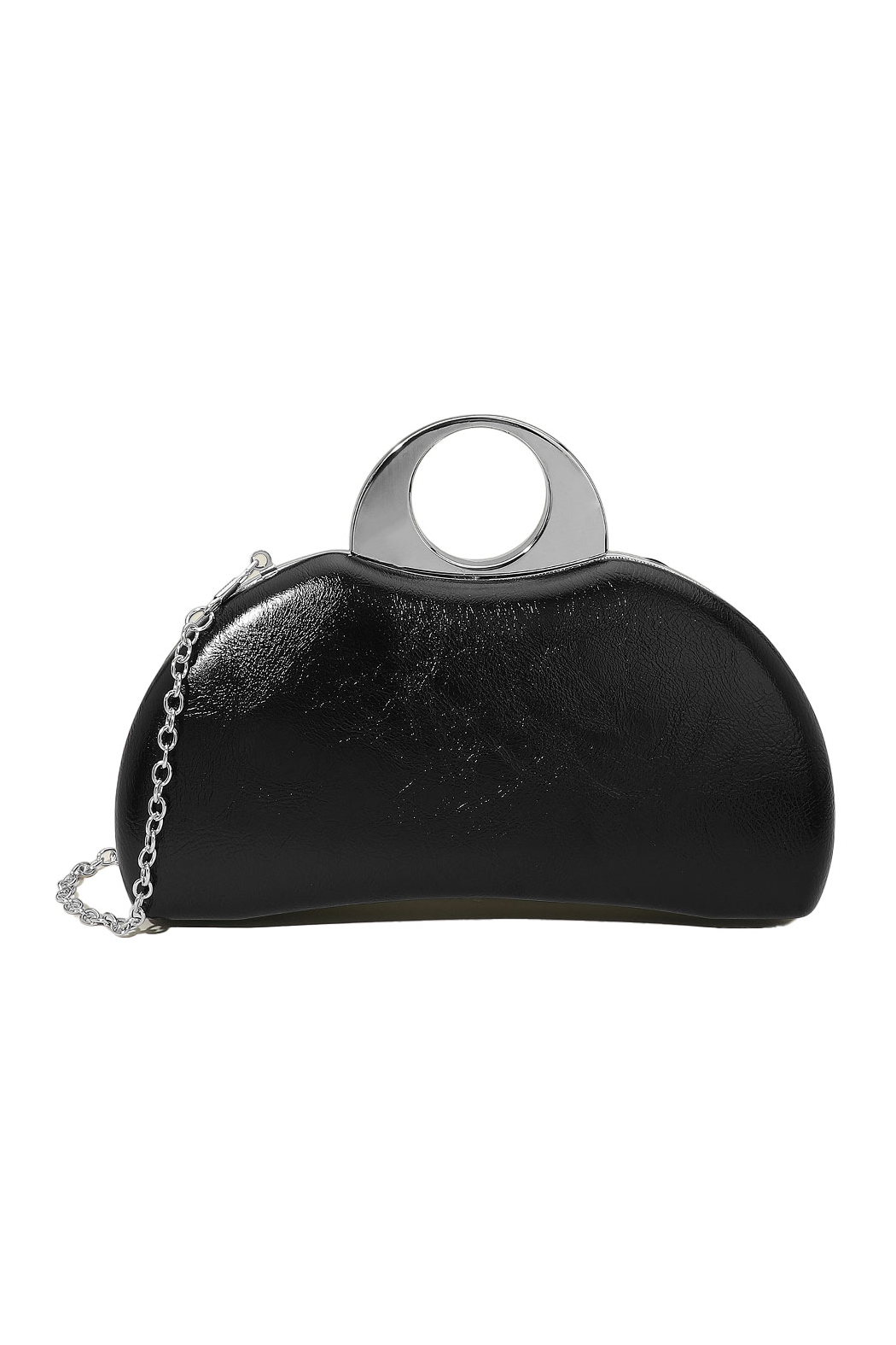 Black Patent Clutch / Crossbody Bag