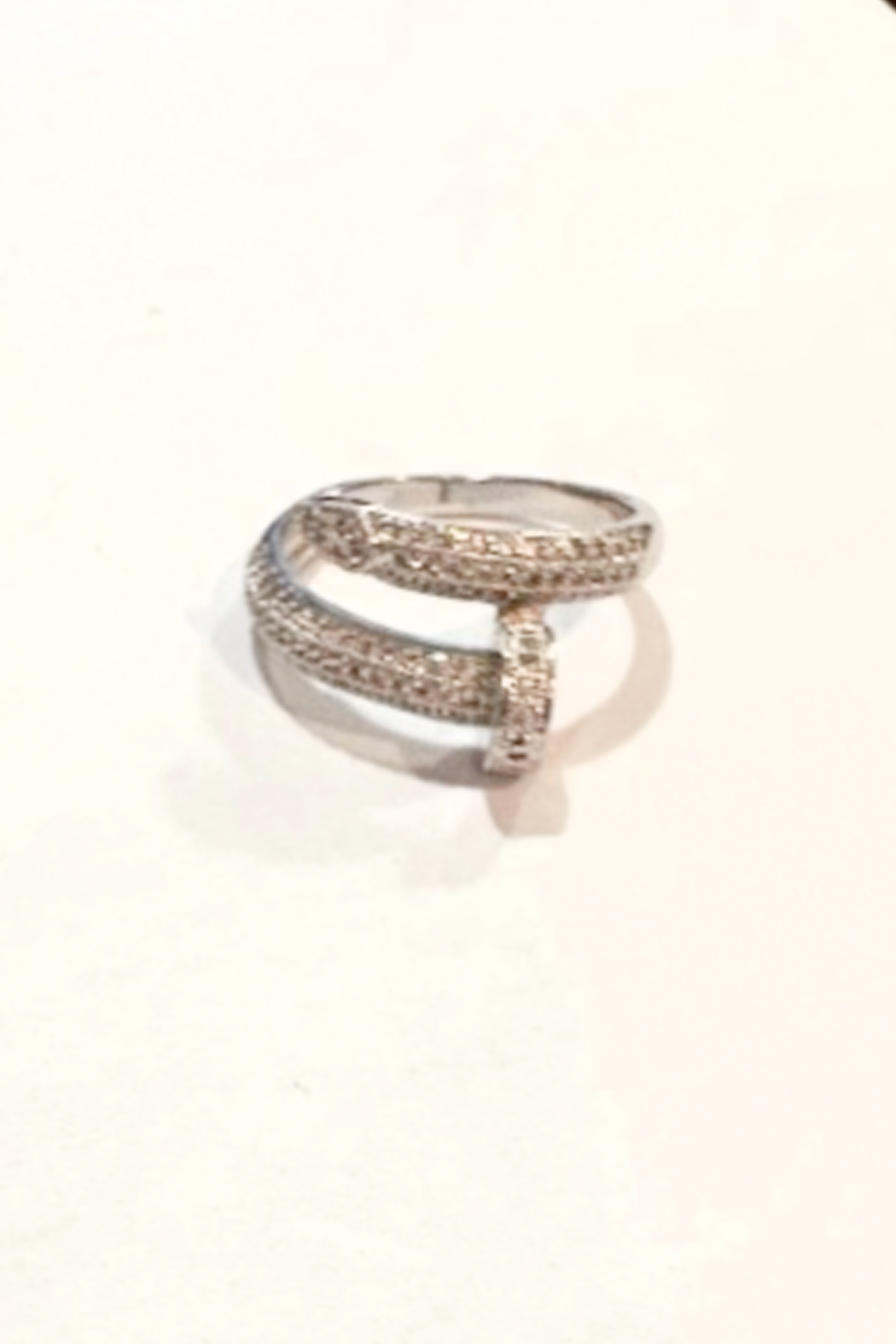 Pave Nail Ring