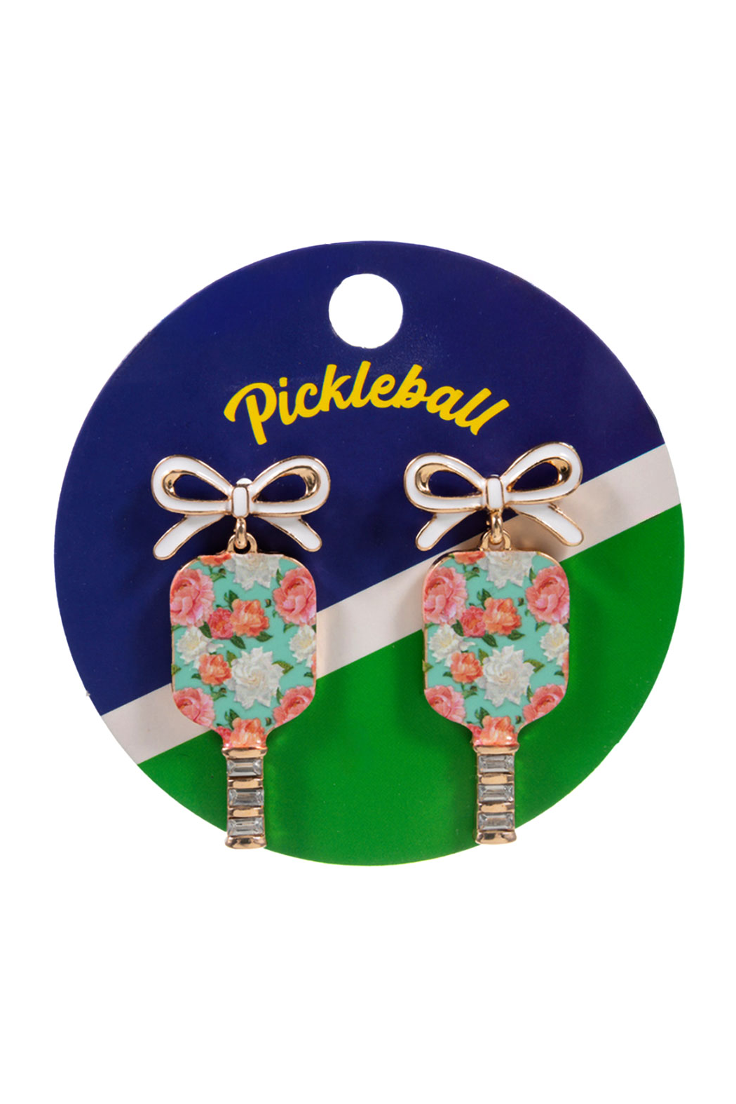 Pickleball Bow Earrings