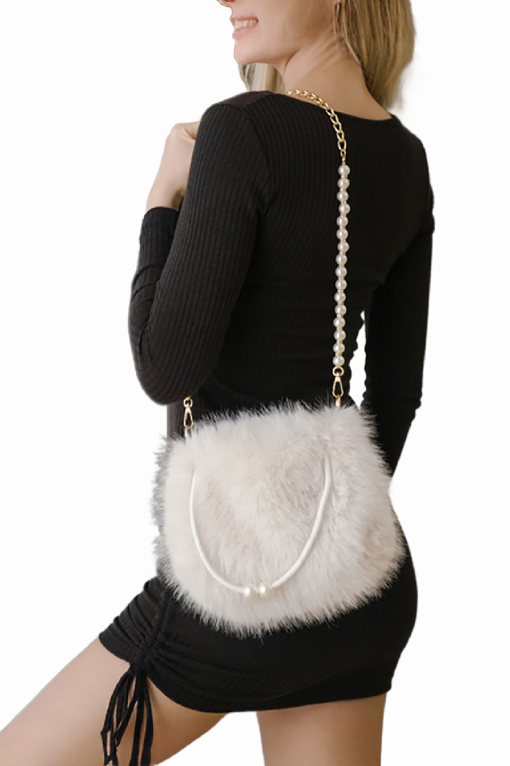 Faux Fur Crossbody Bag