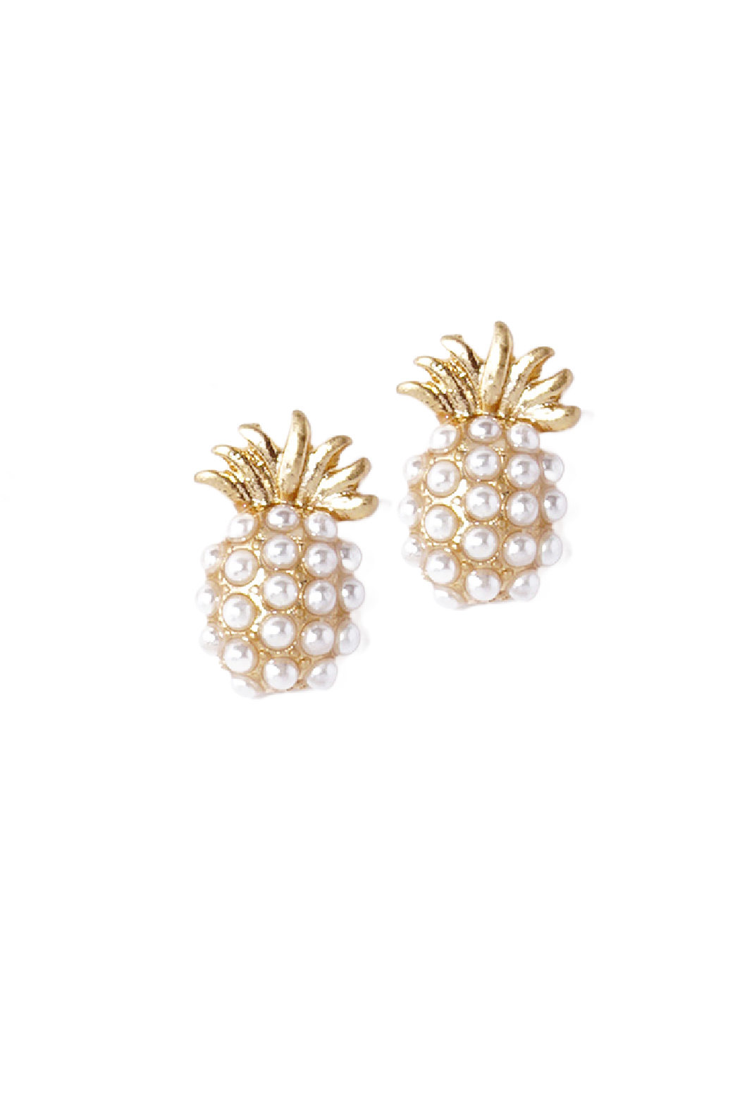 Pearl Pineapple Earrings