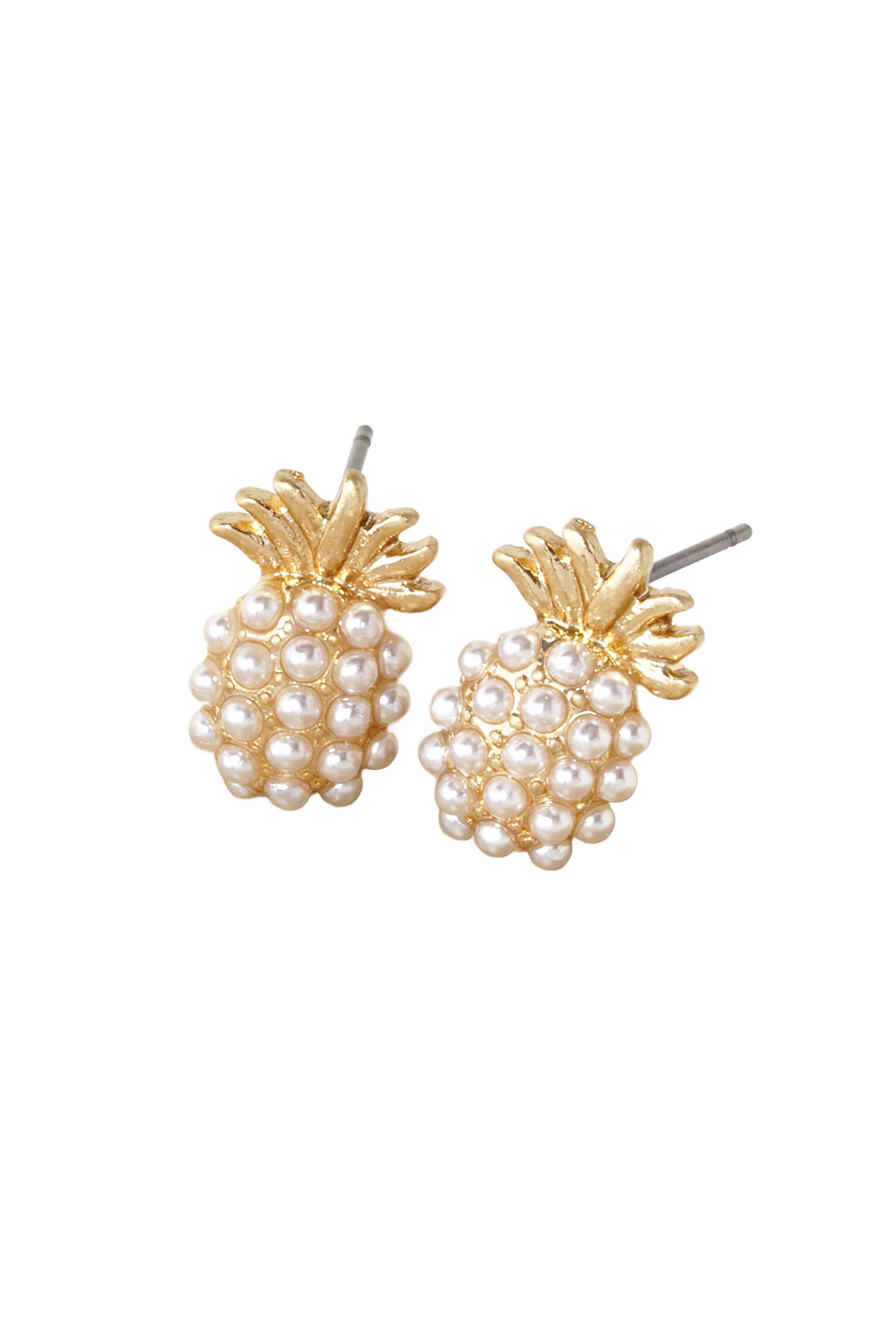 Pearl Pineapple Earrings