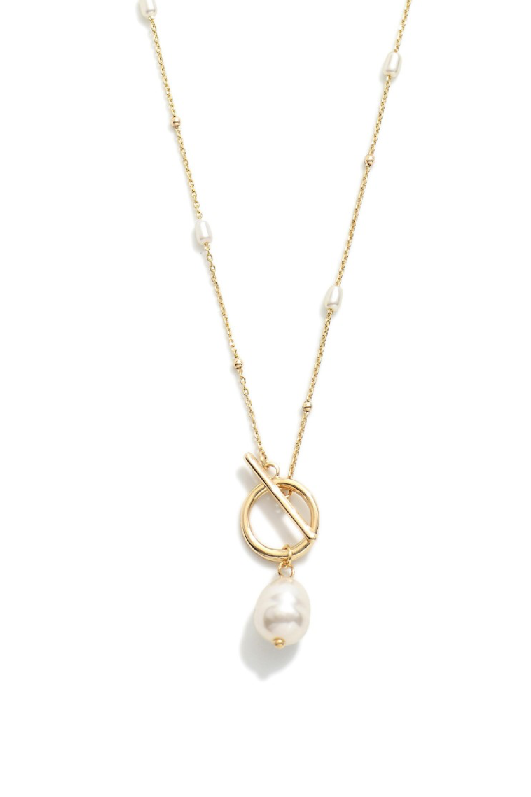 Pearl Pendant and Chain Necklace