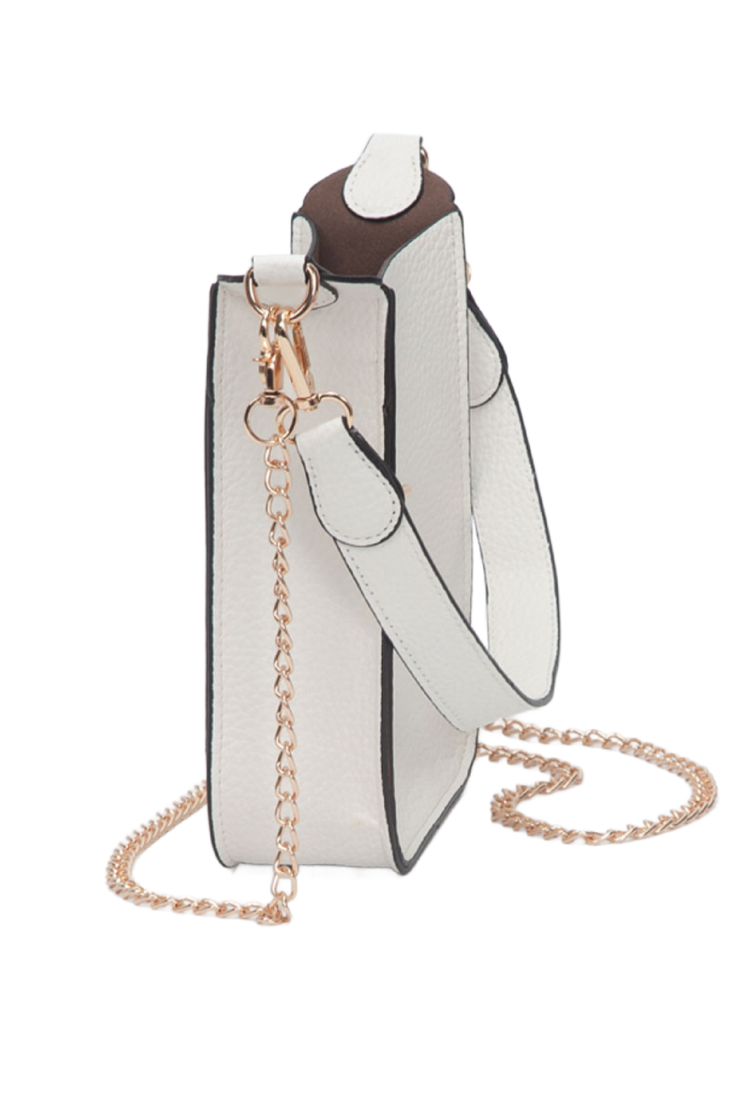 Pebbled Vegan Leather Shoulder Crossbody Bag