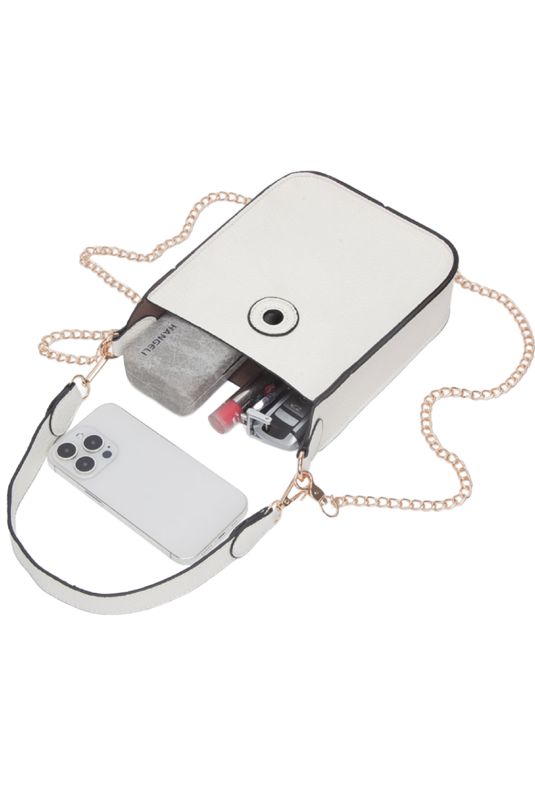 Pebbled Vegan Leather Shoulder Crossbody Bag