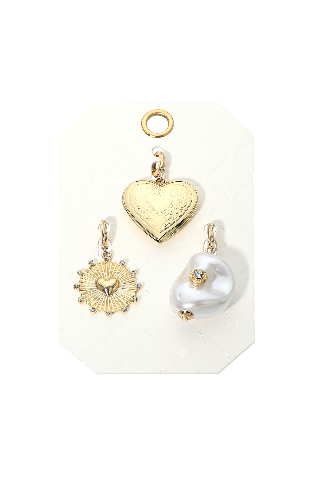 Set of 3 Heart Pendant
