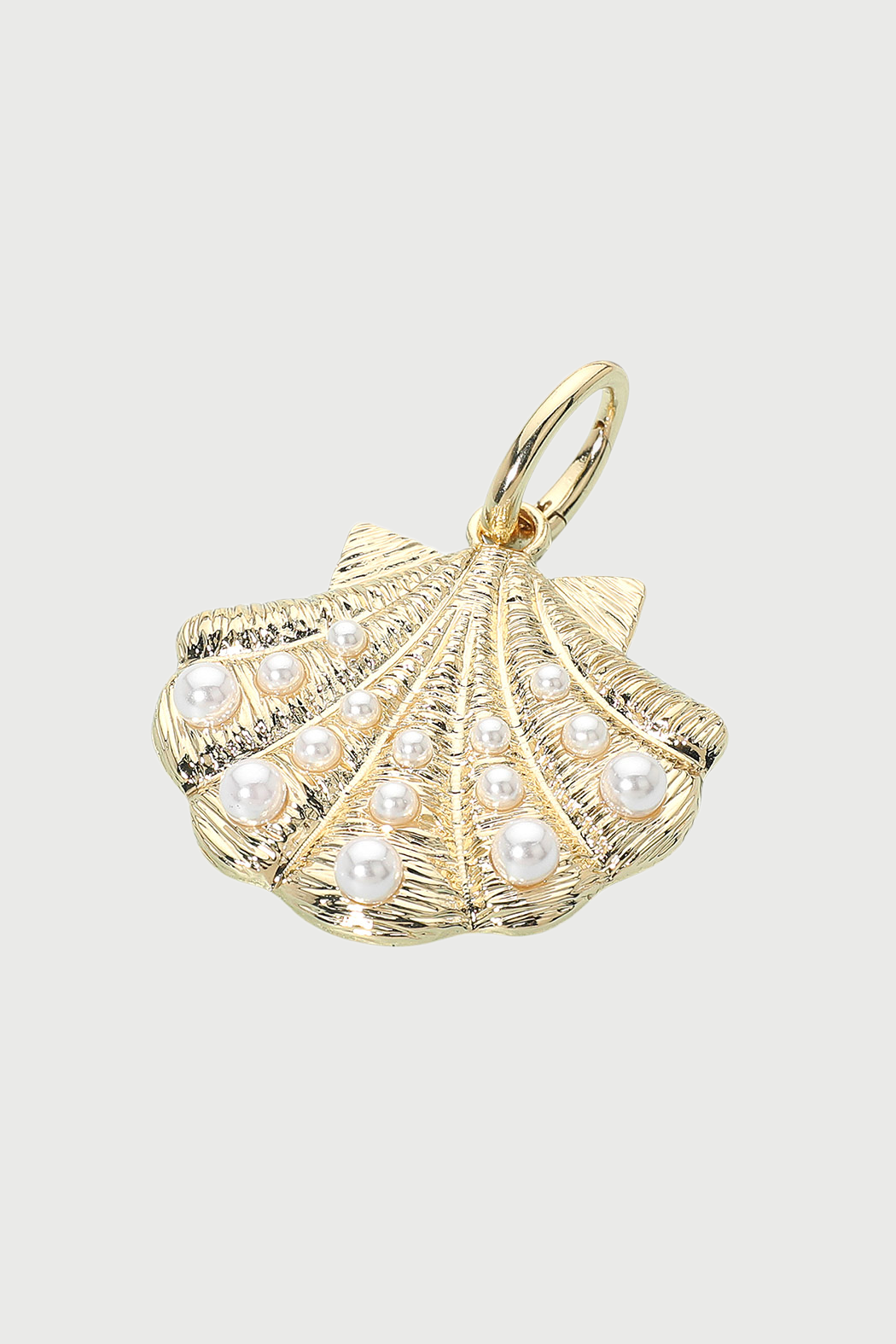 Pearls on Shell Pendant