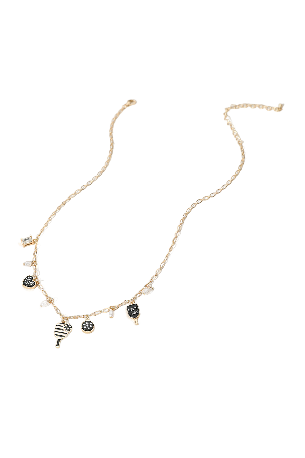 Pickleball Charm Necklace