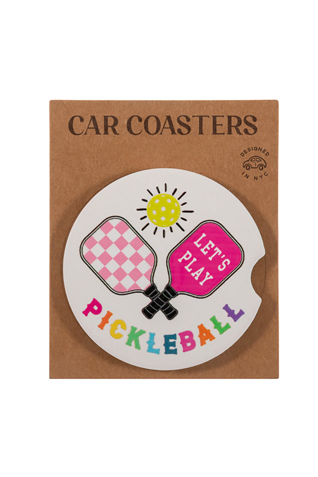 Pickleball Car Coasters