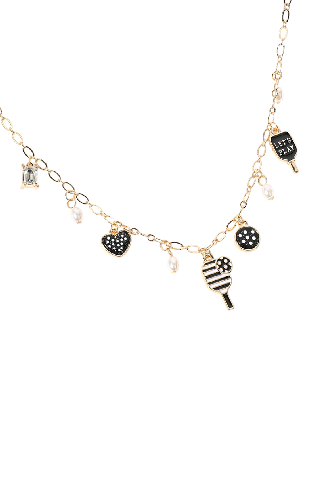 Pickleball Charm Necklace