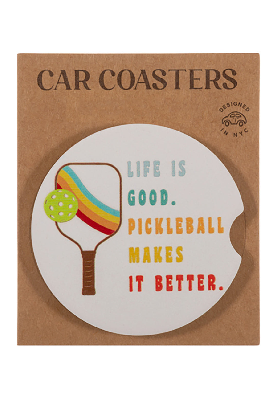 Pickleball Car Coasters