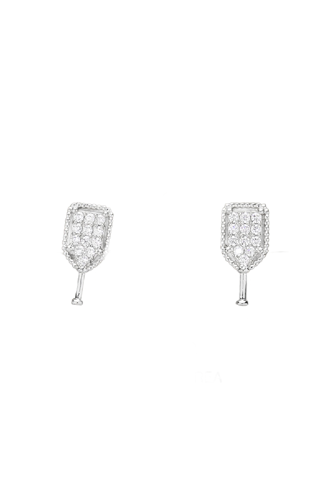 Pickleball Cubic Zirconia Earrings