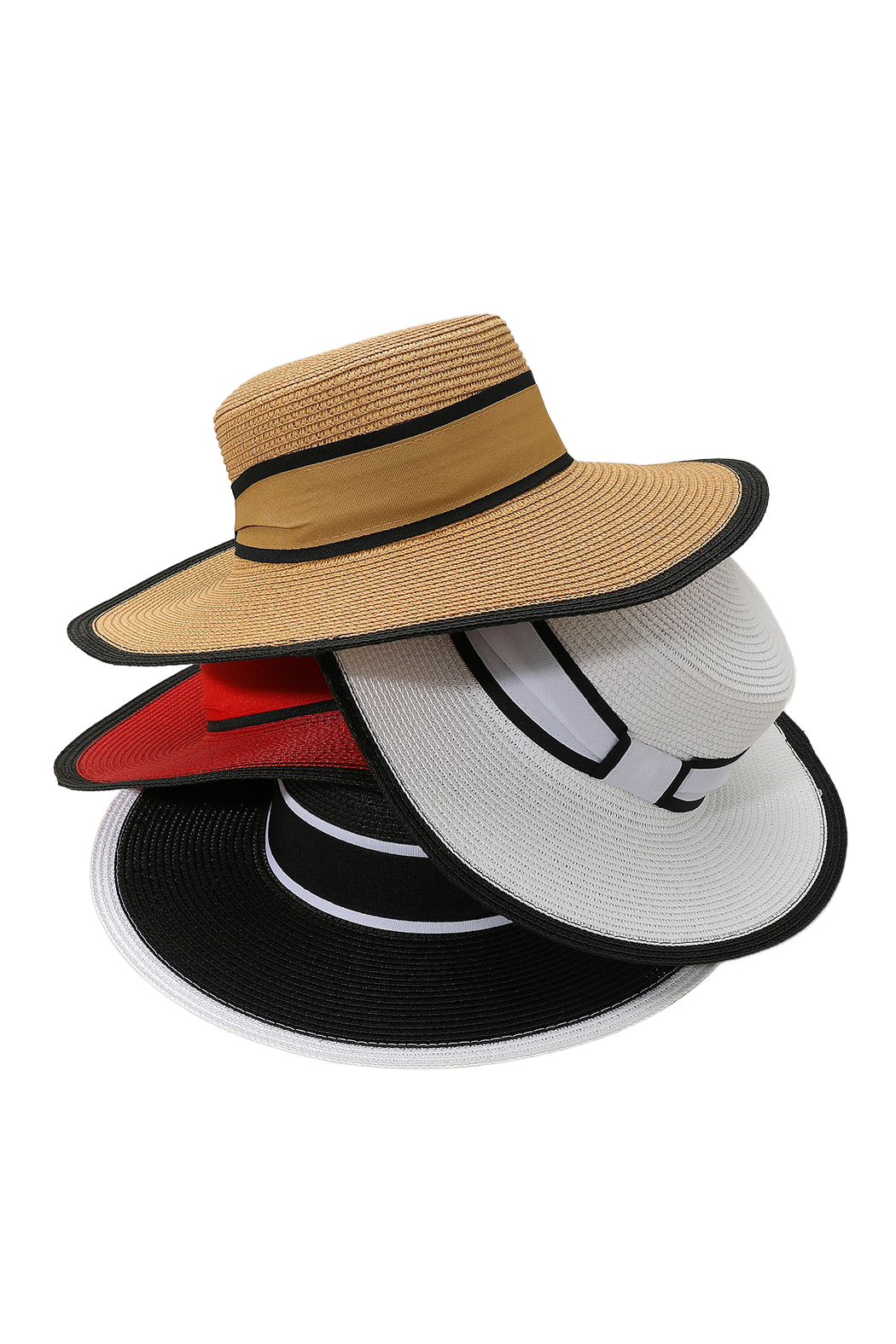 Boater Straw Sun Hat