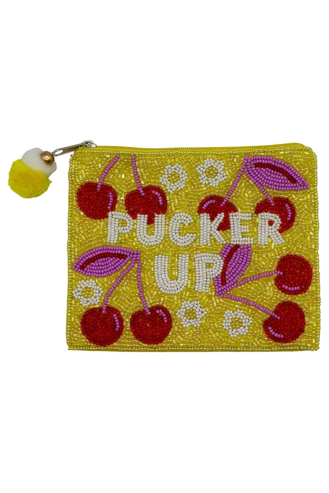 Pucker Up Beaded Pouch