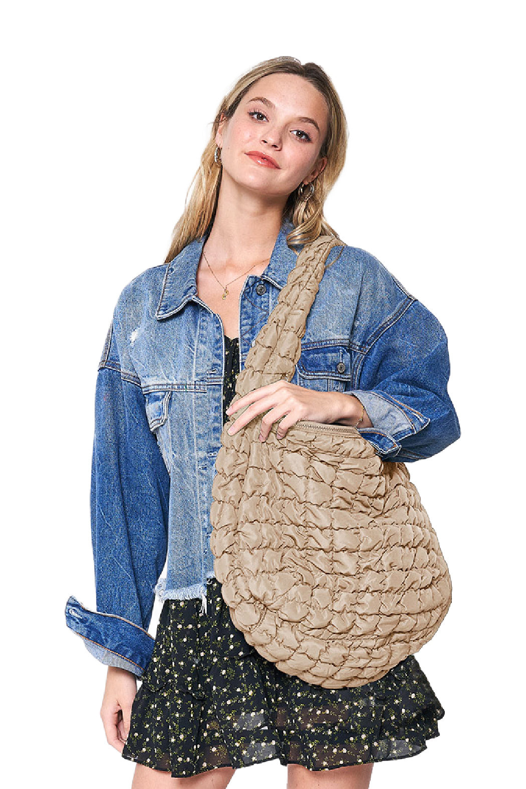 Large Puffer Shoulder Bag