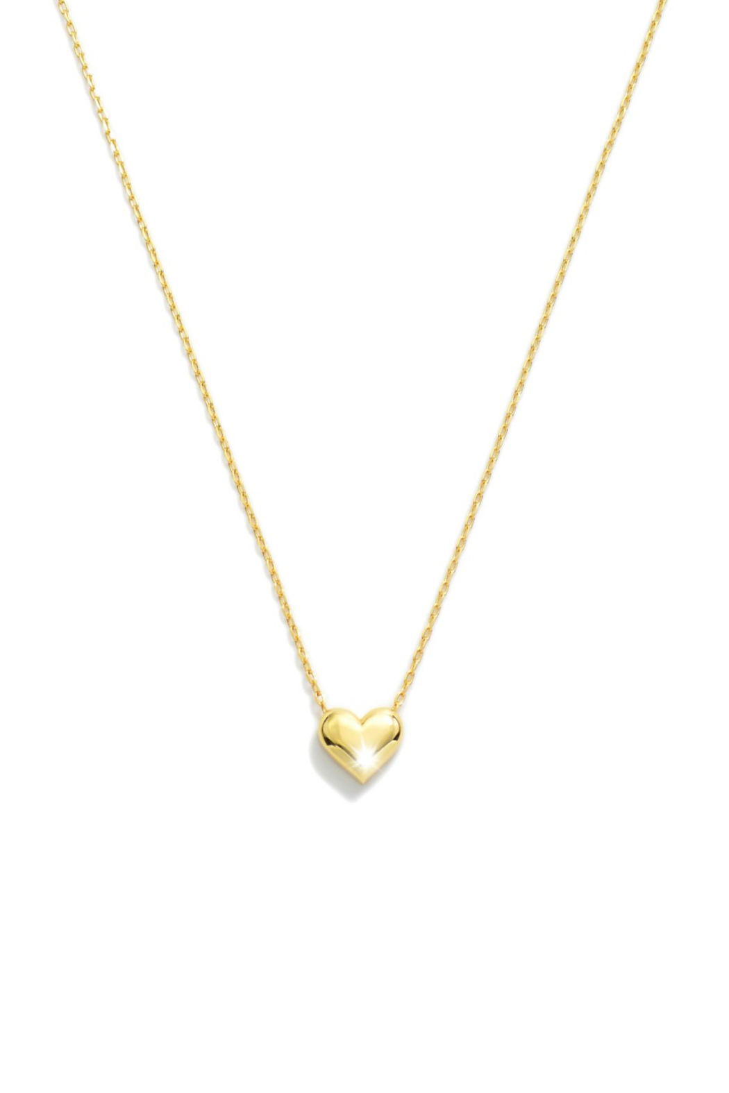 Petite Puffy Heart Necklace