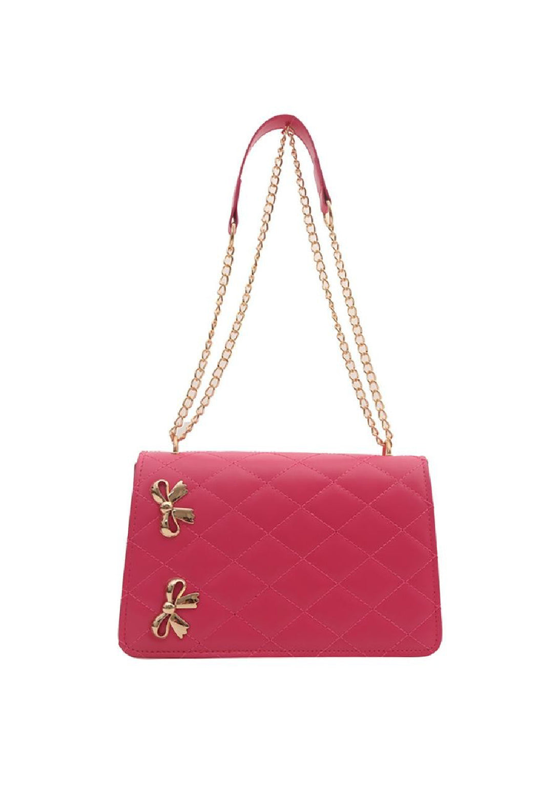 Quilted Bow Crossbody Bag