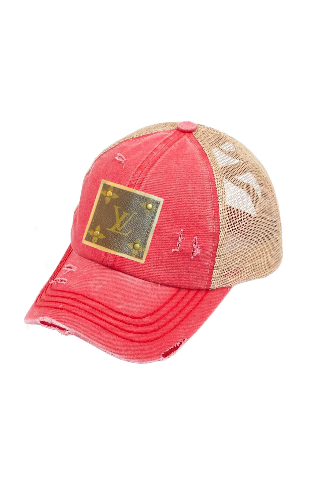 Upcycled Distressed Trucker Cap -  available in 15 colors