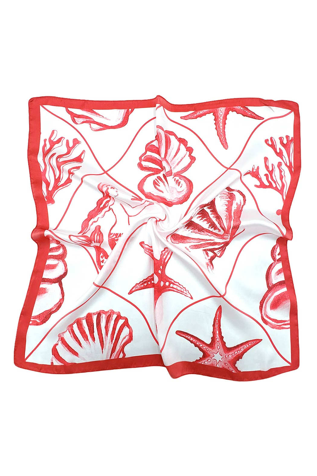 Mermaid and Shell Scarf