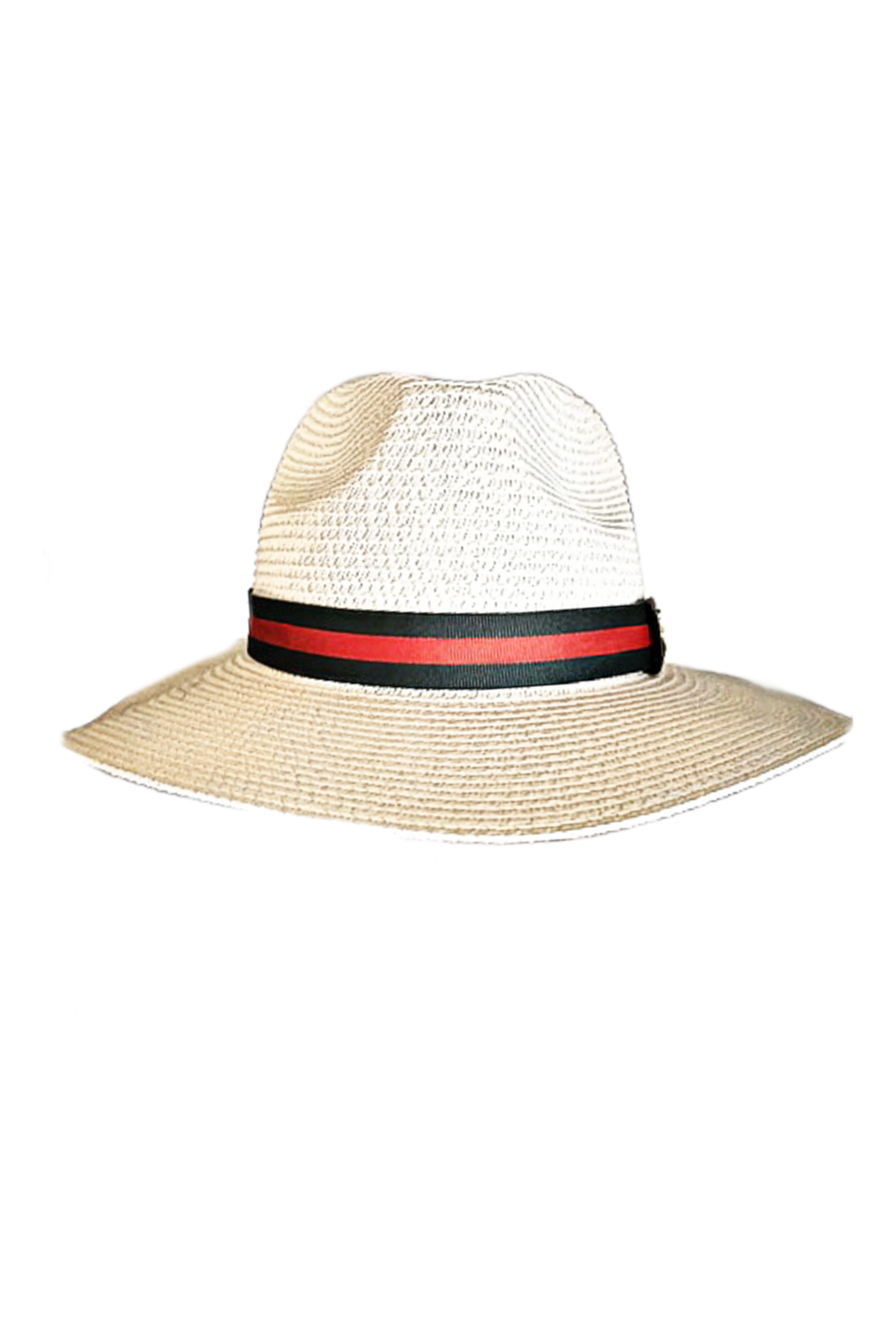 One-of-a-Kind White Straw Panama