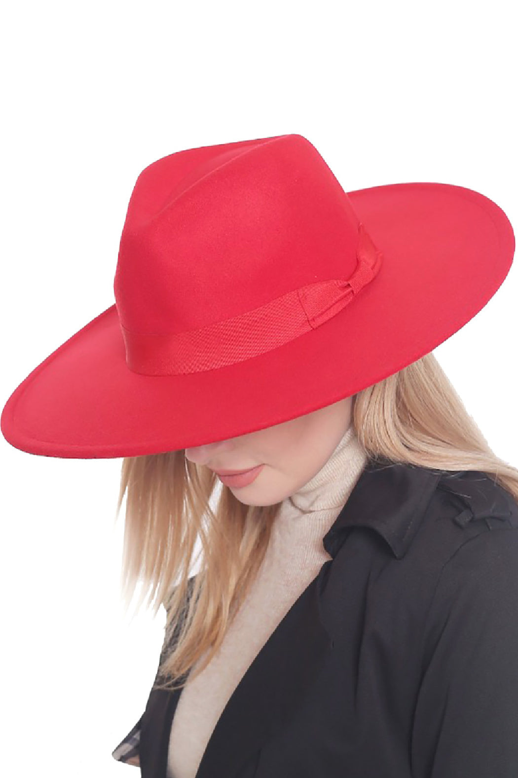 Ribbon Band Felt Fedora