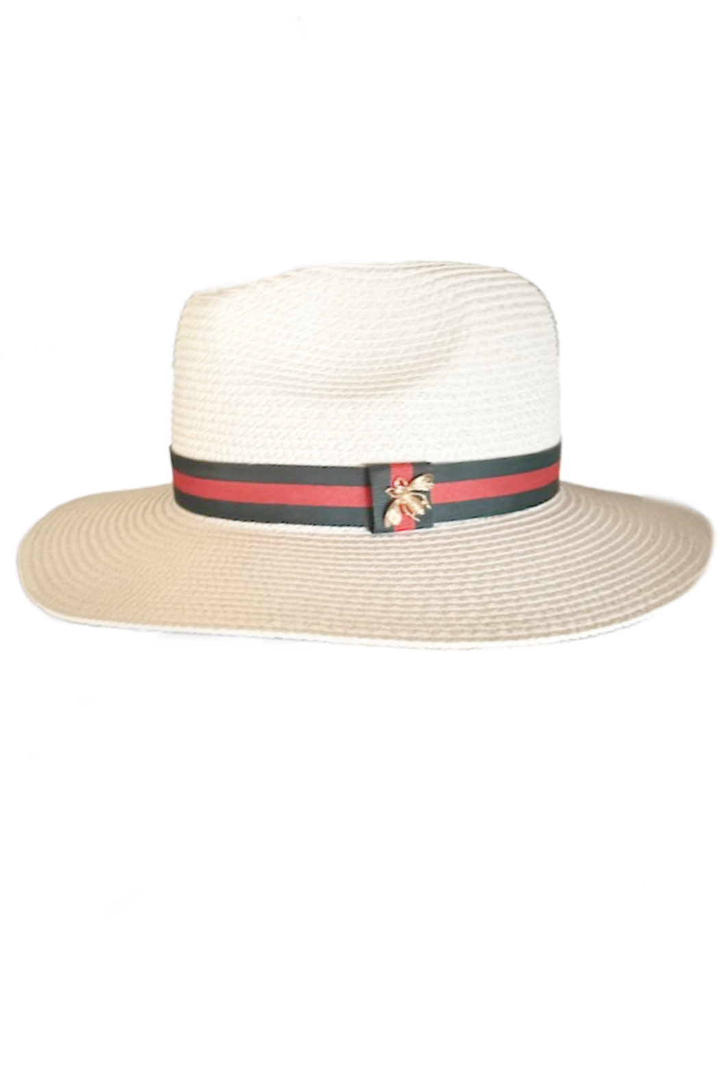 One-of-a-Kind White Straw Panama